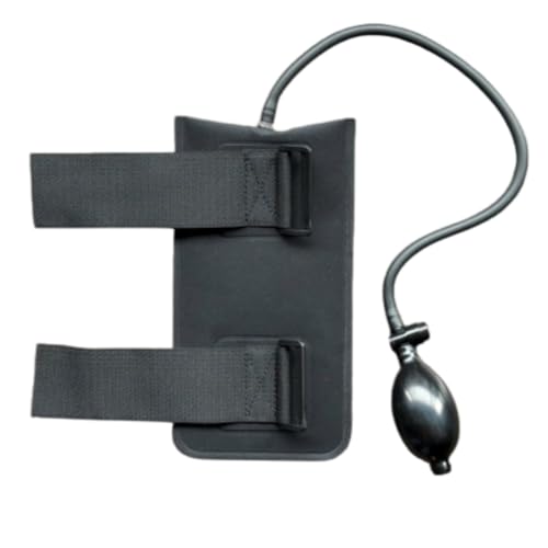 Inflatable Air Wedge with Heat-Welded Cinch Straps - Multi-Use Cargo Stabilizer, Moving Pad, Tool Spacer, Vehicle Leveler for DIY, Contractors, Glass, & More