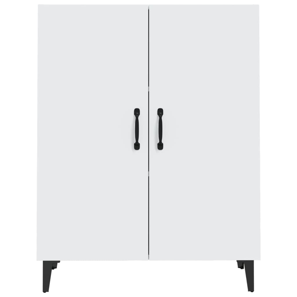 vidaXL Credenza Bianca 70x34x90 cm in Legno Multistrato
