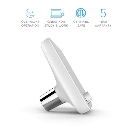 Pure Enrichment® Wave™ Premium Sleep Therapy Sound Machine With Usb Charger - Seamless Looping With 6 Soothing All-Natural Sounds, & Auto-Off Timer - Easily Portable For Travel (White) Patented Design #TOP2