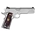 Cool Hand 1911 Wood Grips, Grips Gold Screws Included, Full Size (Government/Commander), Checker Diamond Cut or w/Patriotic US Logo or Honey Comb Texture, Ambi Safety Cut (Rosewood w/Black Pearl)
