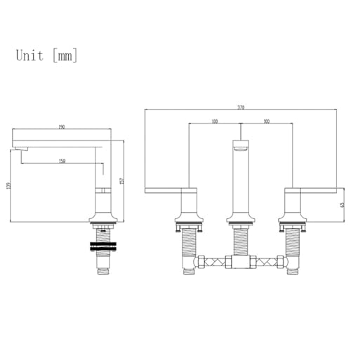 Robinet de salle de bains double commande pour une routine matinale zen - 5