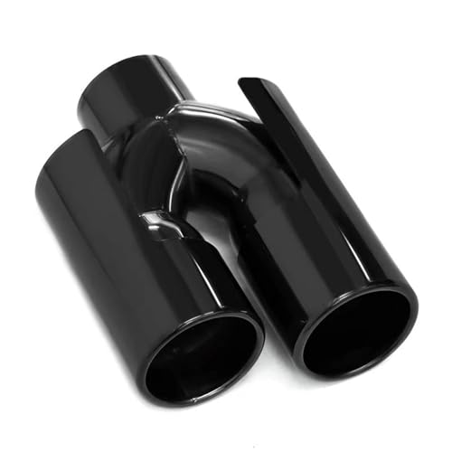 �ɓK������BMW 535i X1 X3 320i E90 E92�p �X�e�����X�X�`�[�����f���A���G�L�]�[�X�g�`�b�v�}�t���[�e�[���p�C�v�m�Y�������p�A�N�Z�T���[ 1�� ������(BLACK)