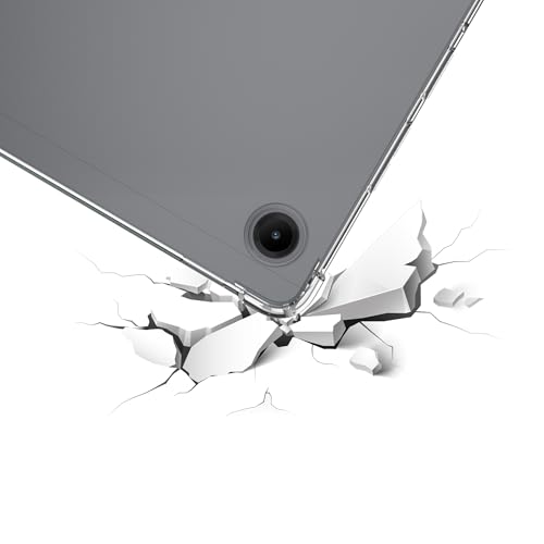 Asgens Capa transparente para Samsung Galaxy Tab A11 Plus 11 polegadas 2025, capa protetora de silicone TPU macio e leve com absorção de choque para Samsung Galaxy Tab A11 de 11 polegadas