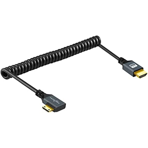 Twozoh 90° Spiralkabel Mini HDMI Cover