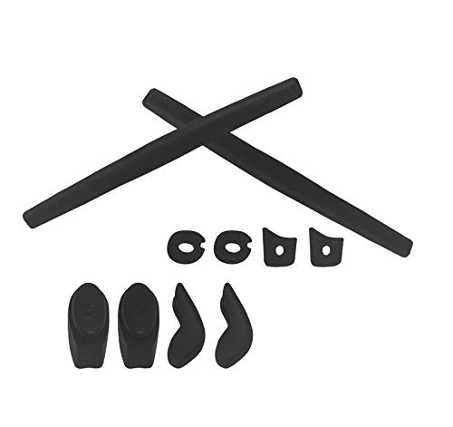 Image of Black Replacement Earsocks & Nosepieces Kits for Oakley Juliet