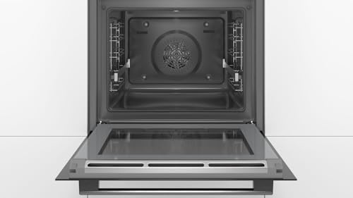 BOSCH - Horno Multifunción Pirolítico, 60 cm, Display LCD con mandos ocultables, Home Connect, Recetas pre-programadas, ClipRails, Serie 6, HBG5780B6 - imagen 3