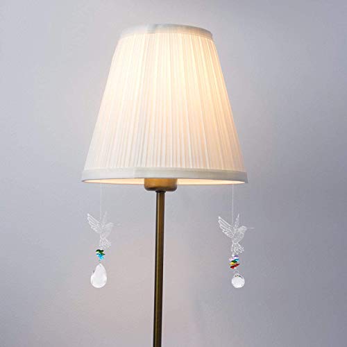 Hemoton 2Pcs Hummingbird Cristais Enfeites Sun Catcher Presentes Sazonais Claro Pendurado Ornamento