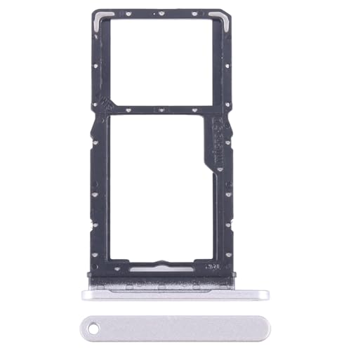 Image of Original SIM Card Tray + Micro SD Card Tray Compatible with Samsung Galaxy Tab А9 8.7 inch LTE (SM-X115) (Silver)