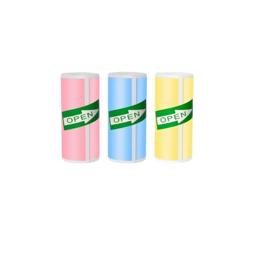 Papier autocollant thermique 57x25mm rouleau mini imprimante thermique portable