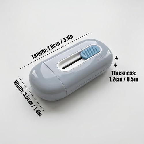 Image of Ceramic Box Cutter, Mini Safety Box Opener with Retractable Blade, Cute Small Package Opener Tool for Home, Office & Warehouse Use