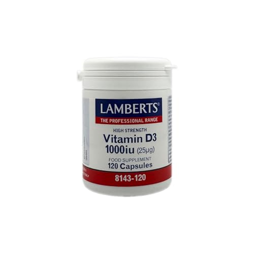 Lamberts Vitamina D 1000ui - Tabletas, One size, Vanilla, 120 Unidad