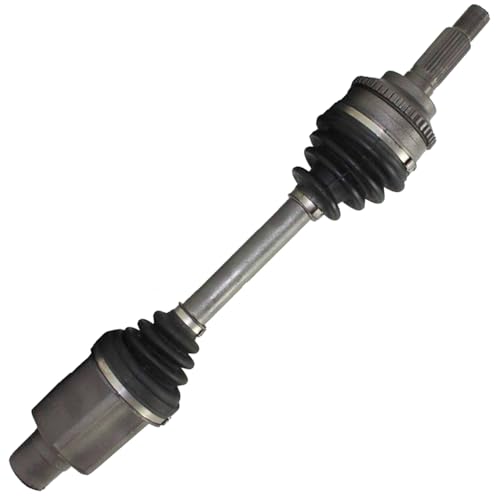 Image of Detroit Axle - Front Right Steering Knuckle CV Axle for Ford Escape Mazda Tribute Mercury Mariner, Passenger Side CV Axle Shaft Steering Knuckle & Wheel Bearing Hub Replacement