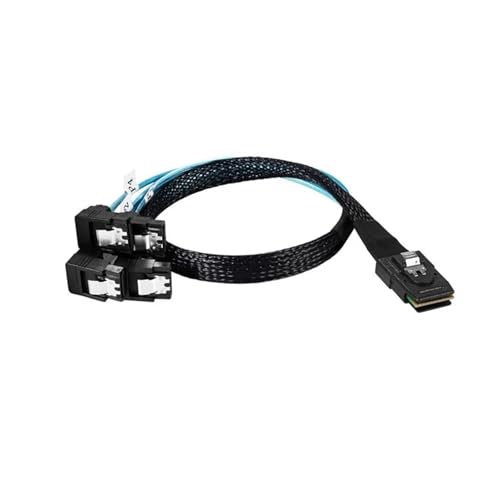 S/AS a SATA Adaptador Convertidor SFF-8087 a 4 SATA miniatura 3