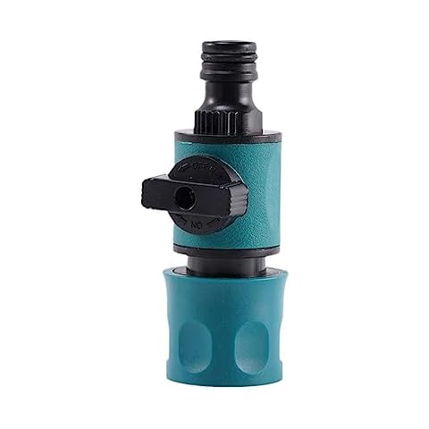 Garden Hose Quick Release Connector with Shut Off Valve Cover