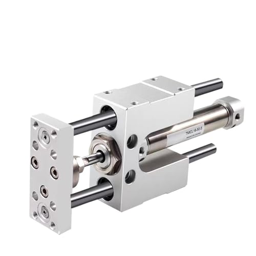 Vérin pneumatique double tige anti-rotation alésage 25mm TMICM25