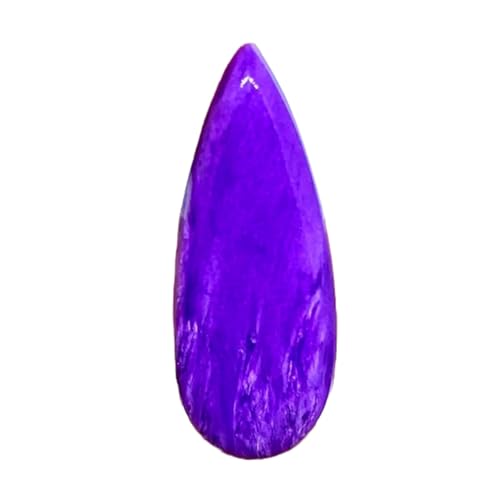Charoite poire naturelle pour fabriquer vos bijoux au quotidien et ateliers bricolage DIY