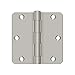 Deltana S35R4N15 - Steel Hinge 3 1/2 X 3 1/2 X 1/4 R NRP US15