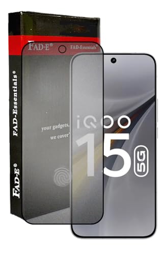Image of FAD-E Matte Tempered Glass Screen Protector Guard (ultrasonic fingerprint compatible) for iQOO 15 5G (Matte Finish)