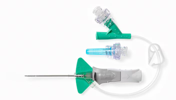 BD Nexiva Closed IV Catheter System, Dual Port with BD Q-Syte Needle-Free Connector, 18 G x 1.25 in. (1.3 mm x 32 mm), #383539, (20 Count)