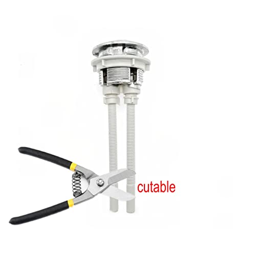 JZK 2pcs Universal 38mm Cistern Flush Button, loo Flush Button, Dual Push Button Toilet Flush Button - Image 3