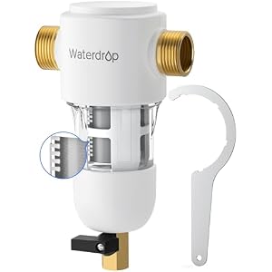 Waterdrop PF01 Spin Down Sediment Filter, 50/200 Micron