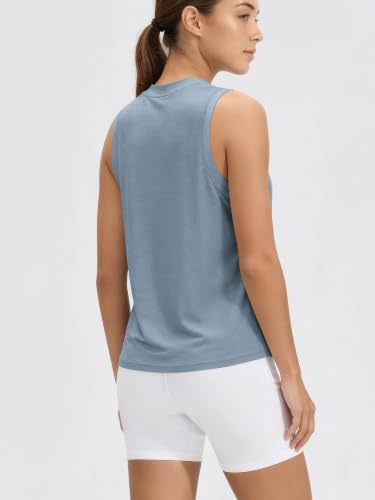 Image of ODODOS Women's Performance Tank Ultra Soft odSTRATUM Tech Sleeveless Tee Shirts High Crew Neck Pullover Top