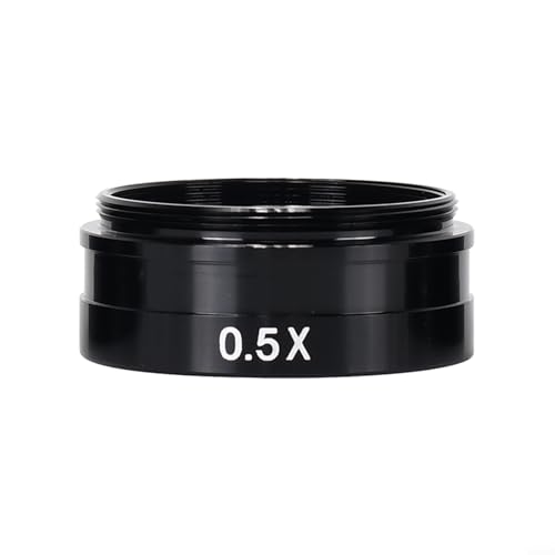 Lente Barlow 0.7X para microscopio para ampliar espacio de trabajo y soldadura electrónica 42mm 2