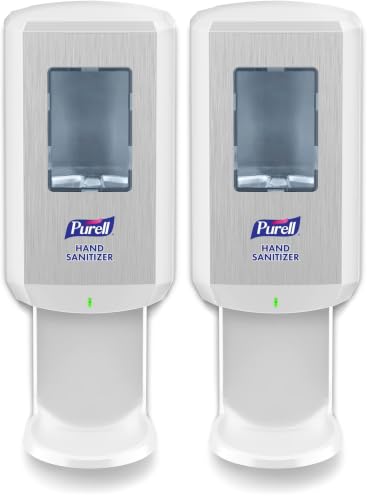 Image of Purell CS8 Touch-Free Hand Sanitizer Dispenser, White, 1200 mL - 7820-01 (Pack of 2)