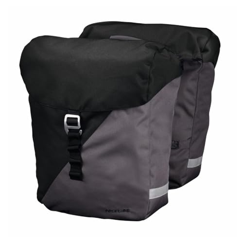 Racktime Vida 2.0 Bag Black/Grey 12.6x14.2x5.5` (x2) SnapIt 2.0