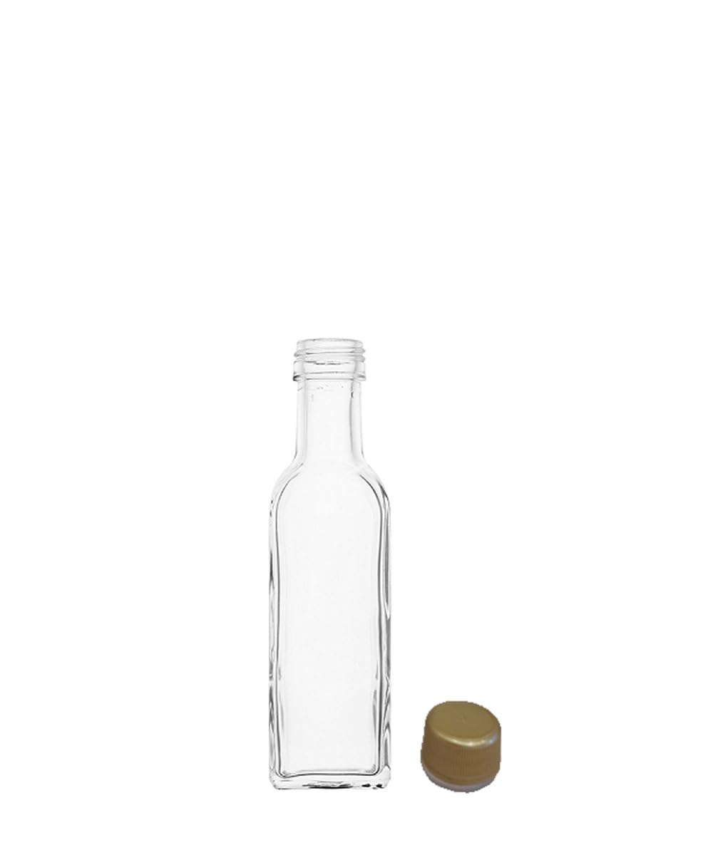 Generico Bottiglia Marasca 100 ml colore Bianco in pacchi da 60 pezzi, adatta a contenere liquore