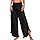 Generico Pantaloni Lino Donna Elegante Fitness Abbigliamento Donna Curvy Cargo Pantalone Tuta Elastico Vita Leggeri Estivi Casual Basic Clothes Woman Comodi Offerta del Giorno 11#Black 3XL