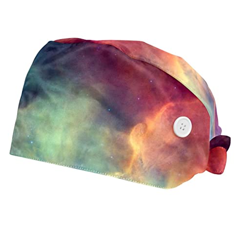 Chapeaux de Travail Espace Galactique - Anti-Transpiration pour Cheveux Longs