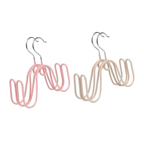 MUELODSIC 4pcs Stainless Steel Shoes Hanging Rack Space Saving Organizer for Entryway Door and Closet Wind Resistant Double for Shoes Scarves and Ties