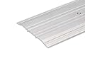 4" Wide x 1/4" High Corrugated Aluminum Threshold (8 FT [96 3/4"] Long)