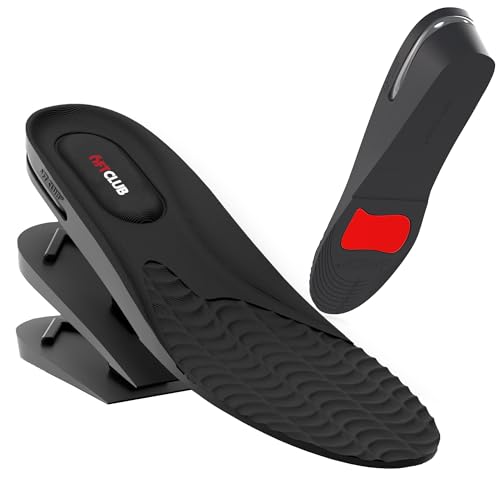 6FT Next Level Height Increase Insoles Adjustable 3 Layers Shoe Lifts for Lo-Tops