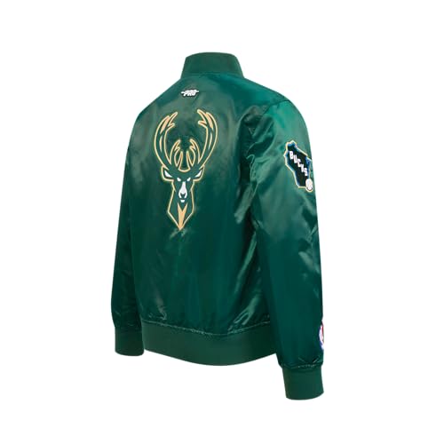 Big Kids NBA Classic Chenille Satin Jacket4