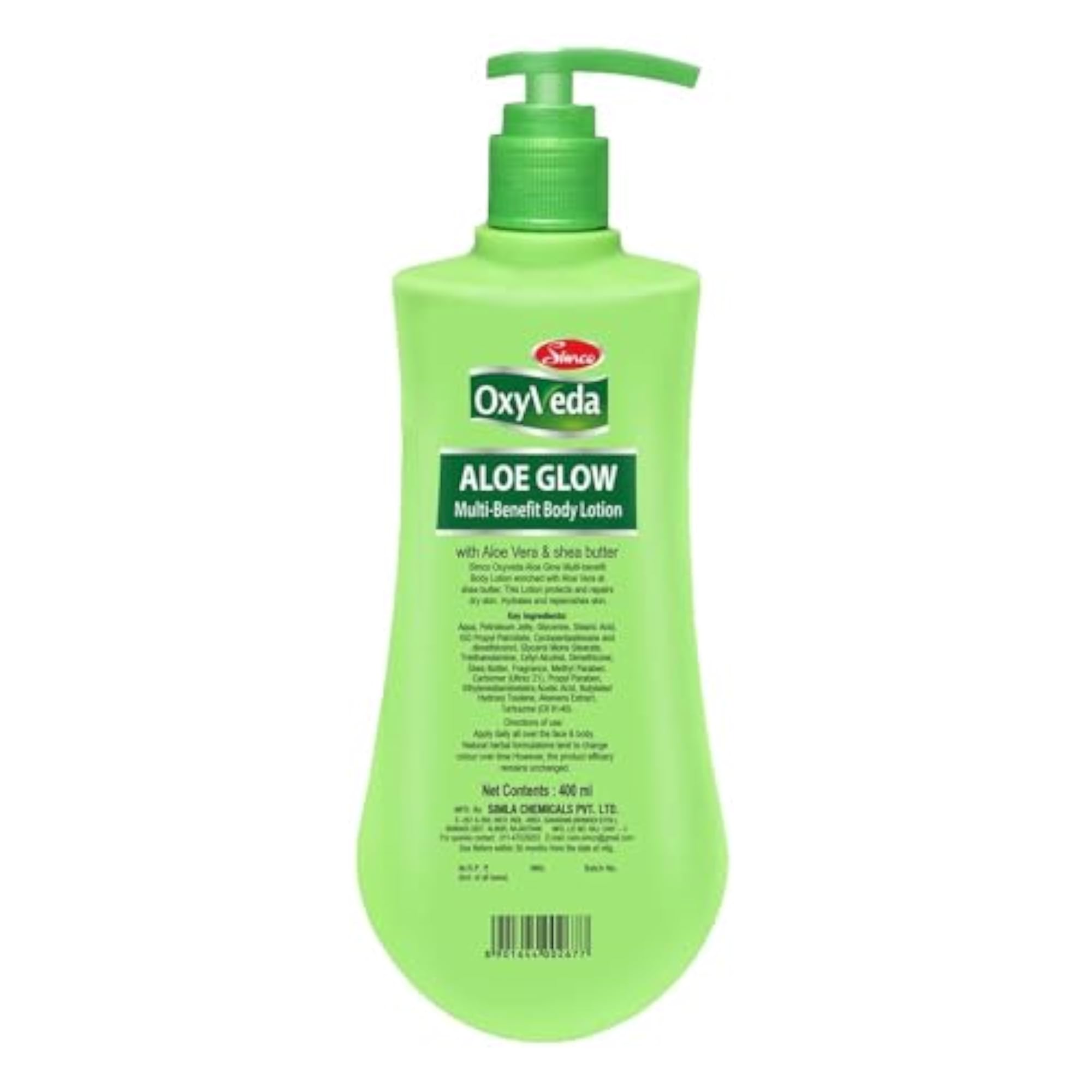 Oxyveda Aloe Glow Multi-Benefit Body Lotion, 400ml