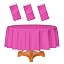 Hot Pink Tablecloth Round