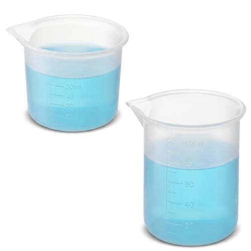 2 tazas medidoras de silicona para detergente de lavandería miniatura 1