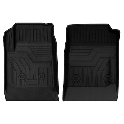 Mixsuper Custom Fit for Front Floor Mats 2015-2022 Chevrolet Colorado Crew Cab All Weather Floor Liners 1st Row Mat Liner Set Cover