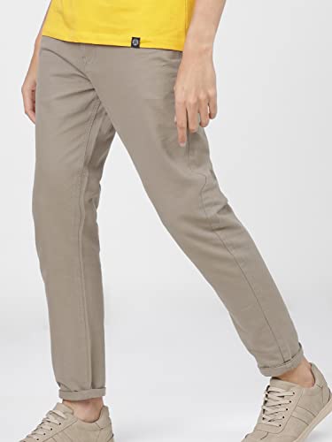Image of KETCH Men Mid Rise Tapered Fit Trouser