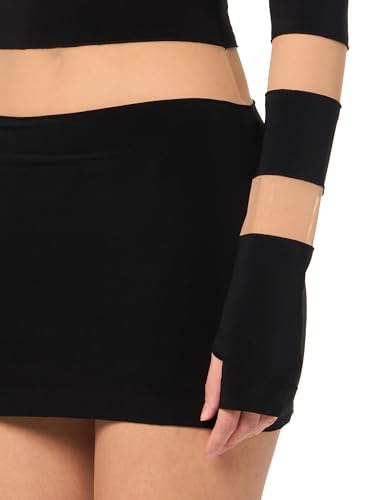 Norma Kamali Women's Spliced Long Sleeve Pickleball Dress3