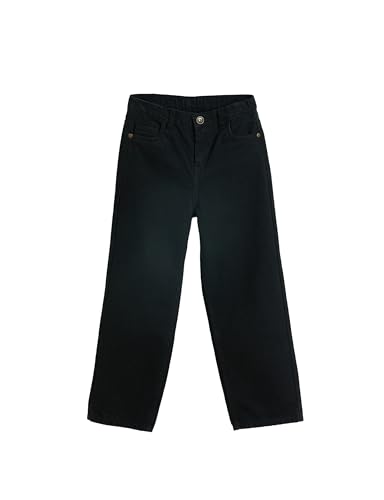 Image of Amazon Brand - Symbol Girls Cotton Wide Leg Fit Jeans | Casual Denim | Age 6-14 Years