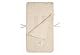 Jollein Fußsack Boucle Naturel - Teddy - Für Babyschale Kinderautositz Gruppe 0+ und Kinderwagen - Für 3-Punkt- und 5-Punkt-Gurt - Cremefarben