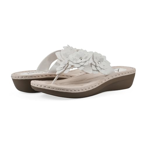 Image of CLIFFS BY WHITE MOUNTAIN Women's Content Floral Sandal