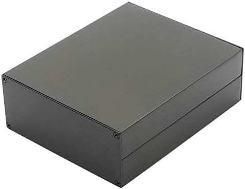 JIUWU 125x51x150 mm Aluminum Box DIY Project Enclosure Surface Drawing Process Split Case for PCB Audio Amplifier Power Supply