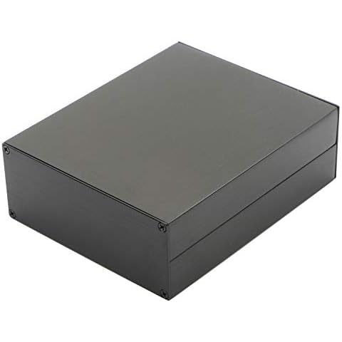 JIUWU 125x51x150 mm Aluminum Box DIY Project Enclosure Surface Drawing Process Split Case for PCB Audio Amplifier Power Supply Cover