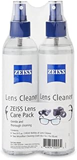Zeiss Lens Care Pack - 2 - 8 Ounce Bottles of Lens Cleaner, 2 Microfiber Cleaning Cloths