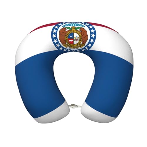 Almohada U-shaped de espuma viscoelástica para viaje miniatura 1