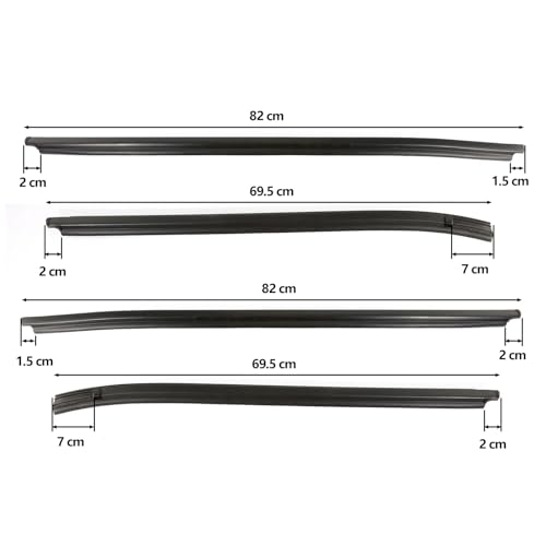 Joint d'étanchéité de vitre latérale auto Toyota Hilux SR5 68164-0K010 - 6